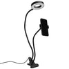 Bewinner 2-in-1 Clip-On LED Selfie Ring Light with Phone Holder