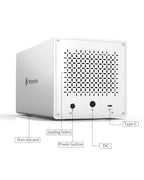 Yottamaster PS400C3 4-Bay Aluminum USB-C Hard Drive Enclosure