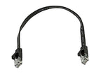 Monoprice 140880 Flat Cat6 Ethernet Cable 1ft Black