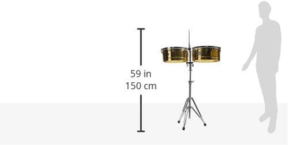 Latin Percussion LP1415-B Brass Timbales - 14 & 15 inch