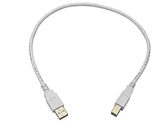 Monoprice 108614 1.5ft USB 2.0 A to B Cable - White — main product image