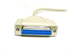 Monoprice 101592 DB25 Male to Female Molded Cable 6ft