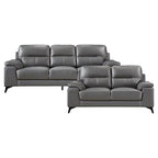Lexicon 194840171164 Iglesia Dark Gray 2-Piece Living Room Set