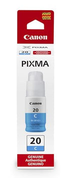 Canon GI-20 Cyan Ink Bottle MegaTank Printers