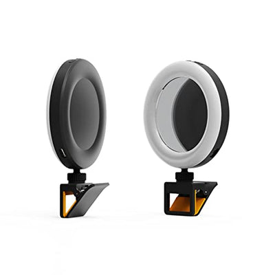 Fafeicy Clip-On Selfie Ring Light with Clamp Mount