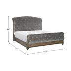 Lexicon Rachelle Queen Bed Weathered Pecan/Gray