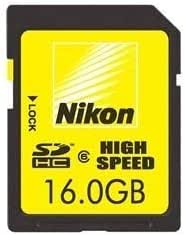 Nikon ALM00046NK 16GB Class 6 SDHC Memory Card