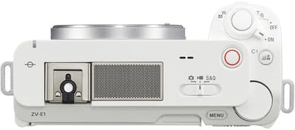 Sony ILCZVE1/W ZV-E1 Mirrorless Camera White Bundle