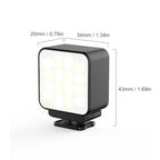 LICAEVEY Magnetized LED Fill Light for Action Cameras