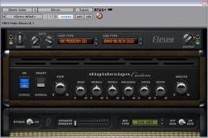 Avid Eleven LE Amp Emulation Pro Tools Software