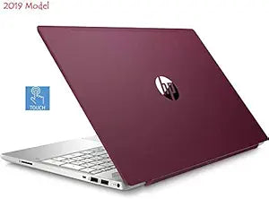 HP 15-cw Touch Burgundy A9 Laptop (Renewed)
