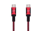 Monoprice 138850 USB-C to USB-C Cable 3ft Red 60W