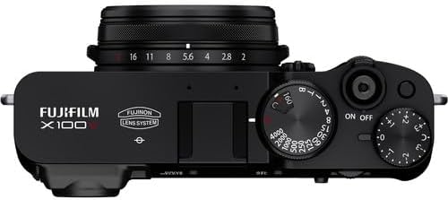 Fujifilm 16643000 X100V Digital Camera Black Bundle