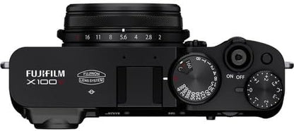 Fujifilm 16643000 X100V Digital Camera Black Bundle