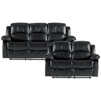 Lexicon 194840175452 Humphreys Black Reclining Living Room Set