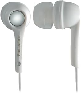 Panasonic RP-HJE200 Portable Earbud Headphones - White