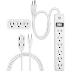 GE 52203 3-Outlet Extender Wall Tap Adapter