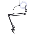 BSTiltion Articulating Phone Mount with Adjustable Fill Light