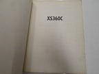 Yamaha 1976 1979 XS360 XS400 Service Repair Manual