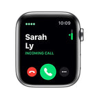 Apple Series 5 44mm GPS + Cellular Stainless Steel Renewed