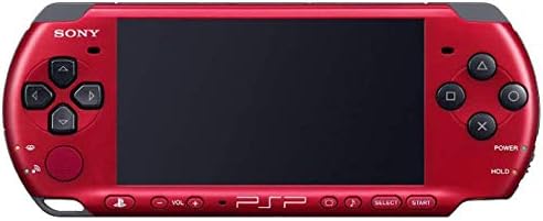 Sony PSP Slim and Lite 3000 Red/Black (Renewed) - 8GB