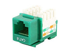 Monoprice 105380 Cat6 Punch Down Keystone Jack - Green