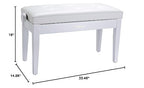 Roland RPB-D300WH-US Adjustable Piano Bench White
