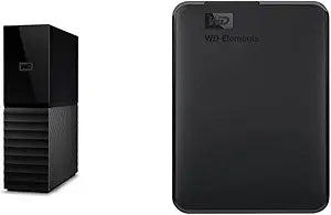 Western Digital My Book 18TB & Elements 5TB Drive Bundle — main product image
