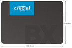 Crucial CT240BX500SSD1Z 240GB SATA 3D NAND Internal SSD