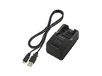 Sony ACCTRBX Battery Charger & USB Cable Kit Black