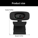 Masreoi 2K USB Webcam with Autofocus and Privacy Shutter