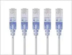Monoprice 115140 SlimRun Cat6A Ethernet Cable 7ft 5-Pack