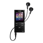 Sony NW-E394 8GB Walkman MP3 Player Bundle, Black