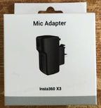 Insta360 CINSBAQ/A X3 Mic Adapter External Microphone Accessory