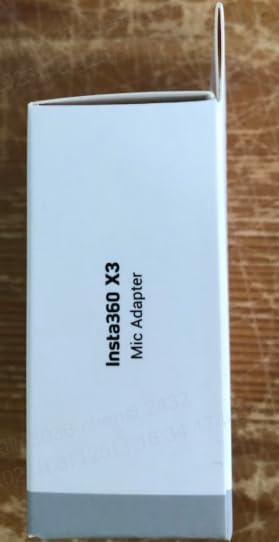 Insta360 CINSBAQ/A X3 Mic Adapter External Microphone Accessory