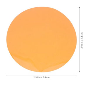 GALPADA Round Yellow Adhesive LED Gel Filters, 20-Pack