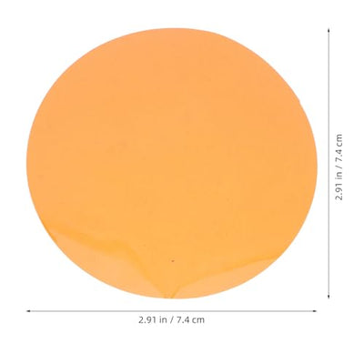 GALPADA Round Yellow Adhesive LED Gel Filters, 20-Pack