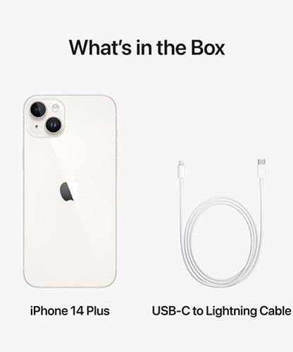 Apple iPhone 14 Plus 256GB Starlight Unlocked Renewed