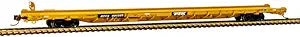 Atlas F89-J N Scale ACF 89' Flatcar TTX (Yellow) — main product image