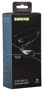 Shure SE215-K+BT2-cr Wireless Bluetooth Earphones Renewed