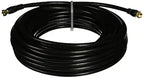 Monoprice 103034 RG6 Quad Shield Coaxial Cable - Black