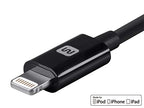 Monoprice 112839 6ft Apple MFi Lightning to USB Cable