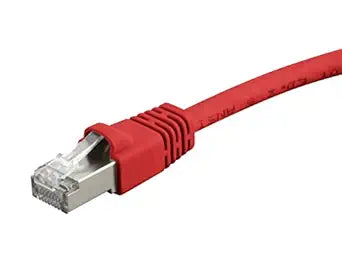 Monoprice 124330 Cat6A STP Ethernet Cable - 2ft Red — main product image
