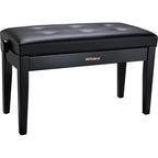 Roland RPB-D300BK Adjustable Piano Keyboard Bench - Satin Black