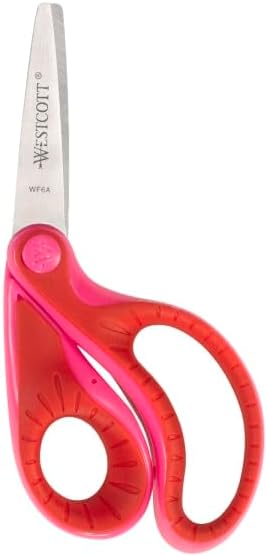 Westcott 16671 Kids 5" Ergo Jr. Pointed Tip Scissors