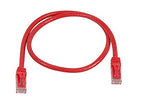 Monoprice 111275 1ft Cat6 Ethernet Patch Cable - Red Flexboot