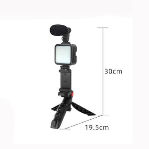 IHRTLH Portable Continuous Fill Light with Phone Holder and Stand