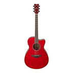 Yamaha FSC-TA RR Ruby Red TransAcoustic Cutaway Guitar