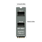 Kfwfuaee PCIe Gen3 SFF-8087 Dual-Port HBA Storage Expansion Card