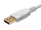 Monoprice 108615 3ft USB 2.0 A to B Cable (White)